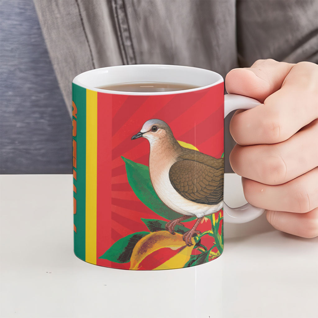 Grenada Dove Nutmeg Ceramic Mug Island of Spice Proud