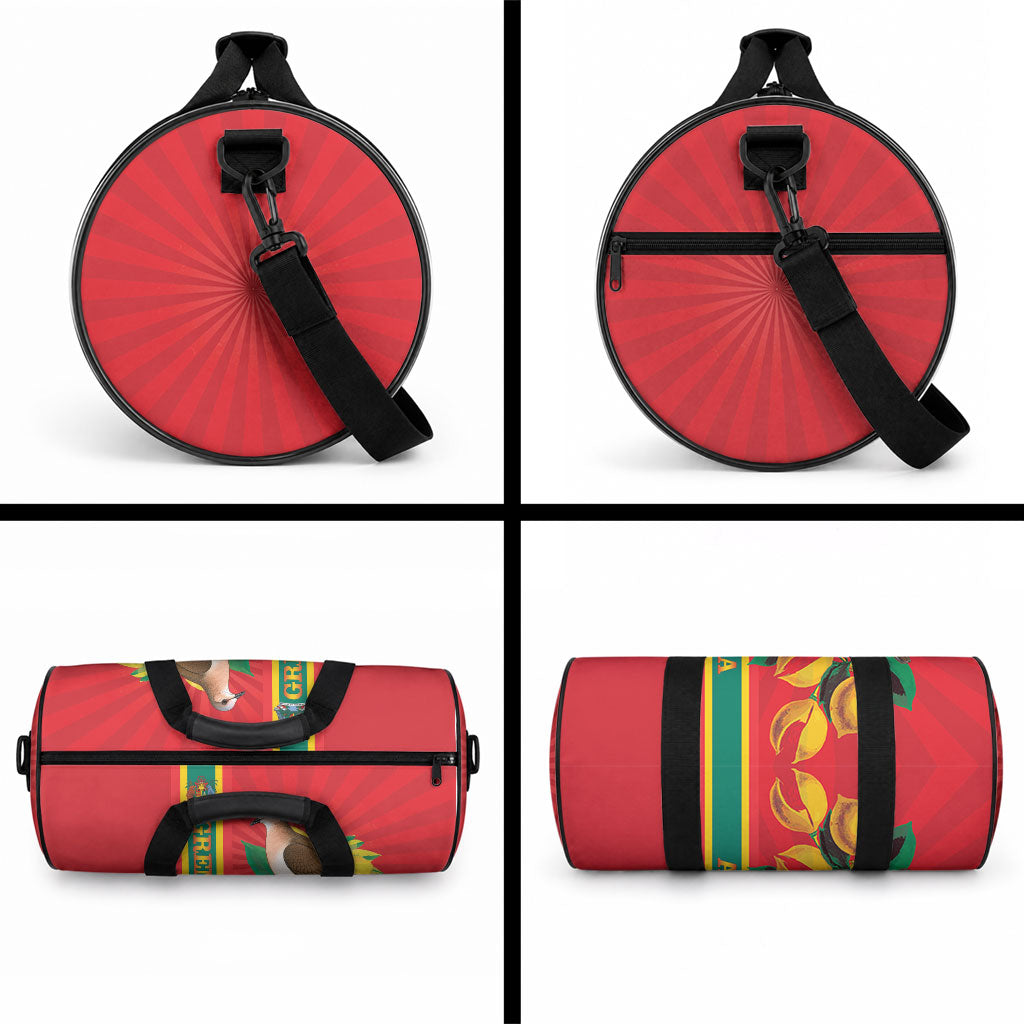Grenada Dove Nutmeg Duffle Bag Island of Spice Proud