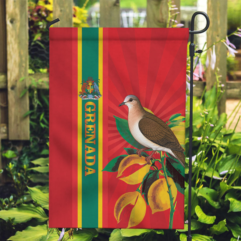 Grenada Dove Nutmeg Garden Flag Island of Spice Proud