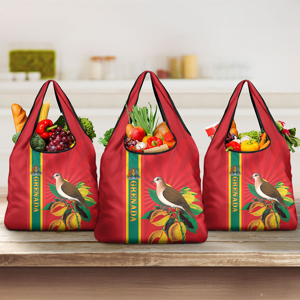 Grenada Dove Nutmeg Grocery Bag Island of Spice Proud