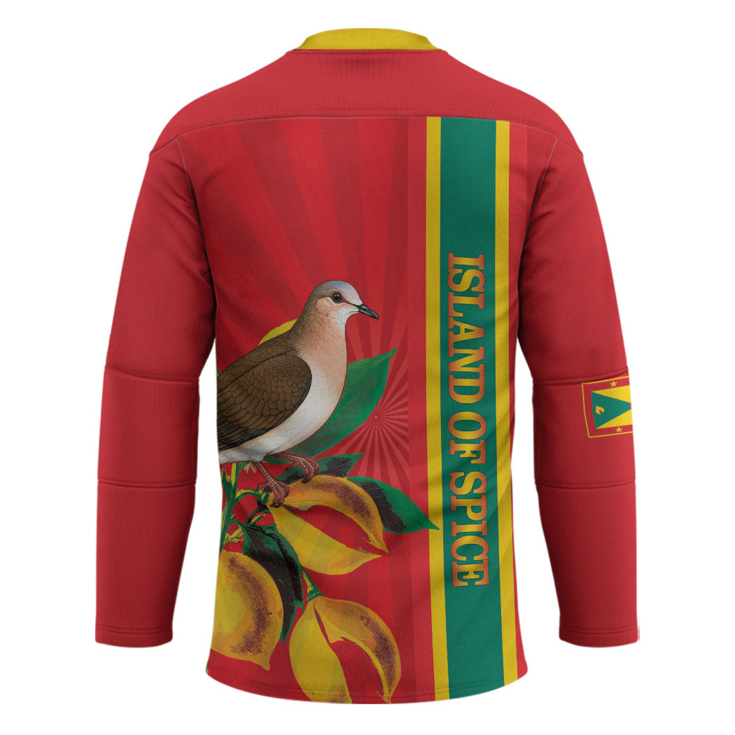 Grenada Dove Nutmeg Hockey Jersey Island of Spice Proud