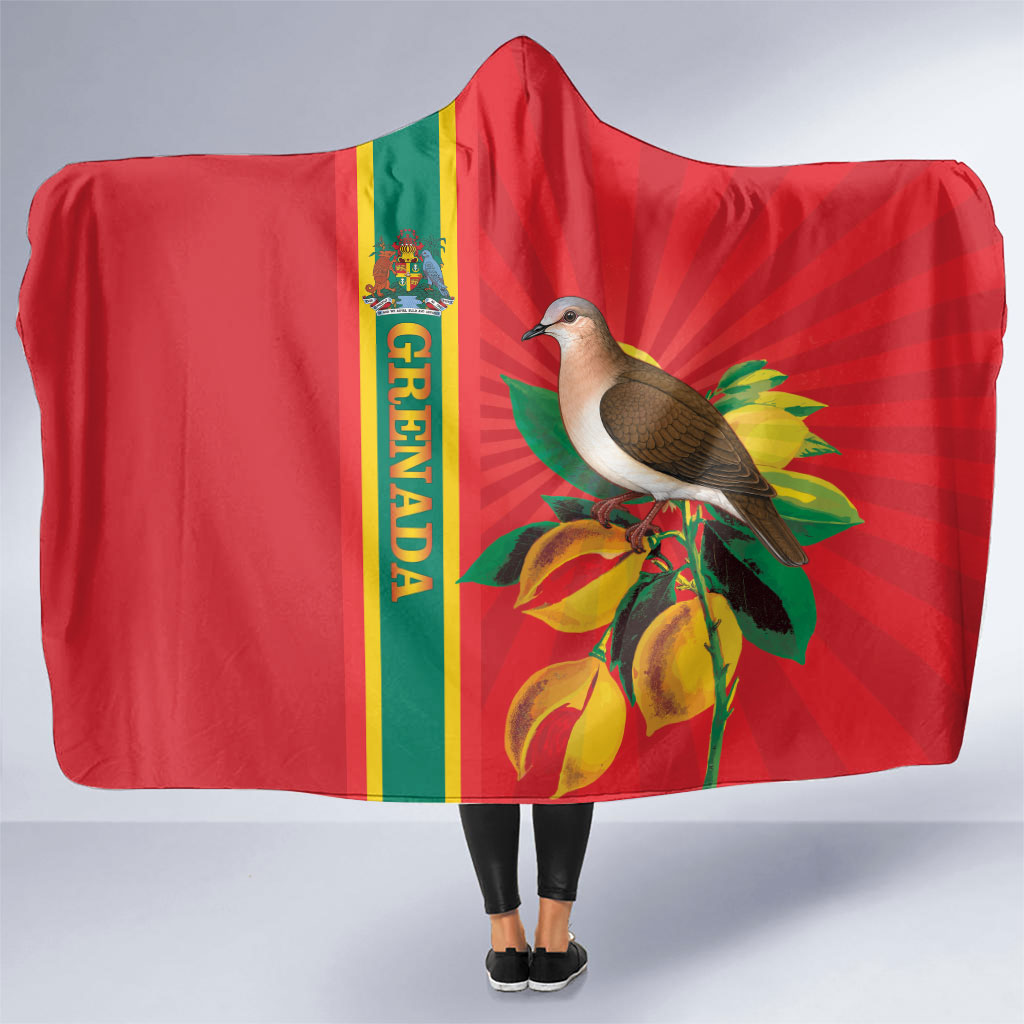 Grenada Dove Nutmeg Hooded Blanket Island of Spice Proud