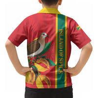 Grenada Dove Nutmeg Kid Hawaiian Shirt Island of Spice Proud