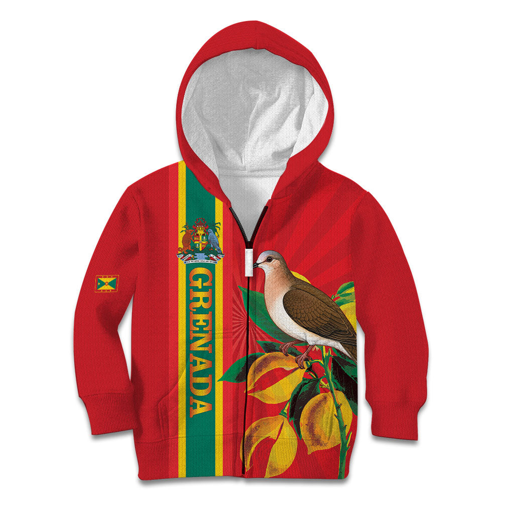 Grenada Dove Nutmeg Kid Hoodie Island of Spice Proud