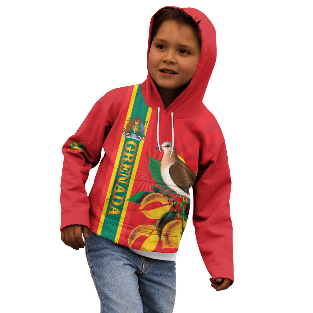 Grenada Dove Nutmeg Kid Hoodie Island of Spice Proud