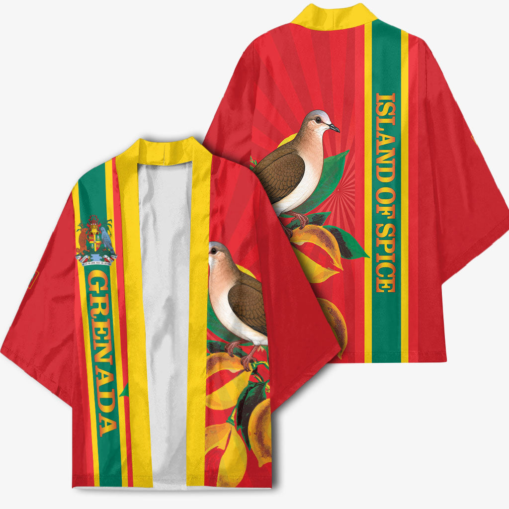 Grenada Dove Nutmeg Kimono Island of Spice Proud