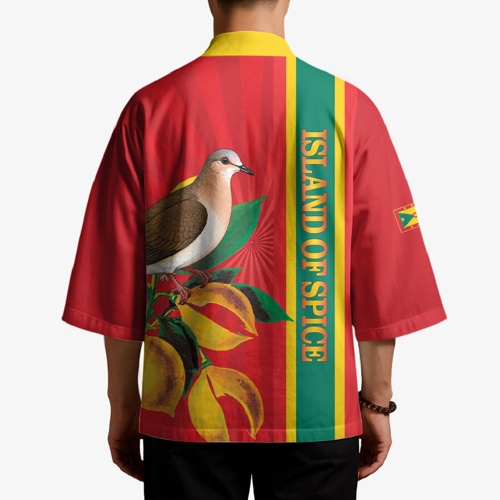 Grenada Dove Nutmeg Kimono Island of Spice Proud