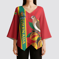 Grenada Dove Nutmeg Kimono Sleeve Blouse Island of Spice Proud