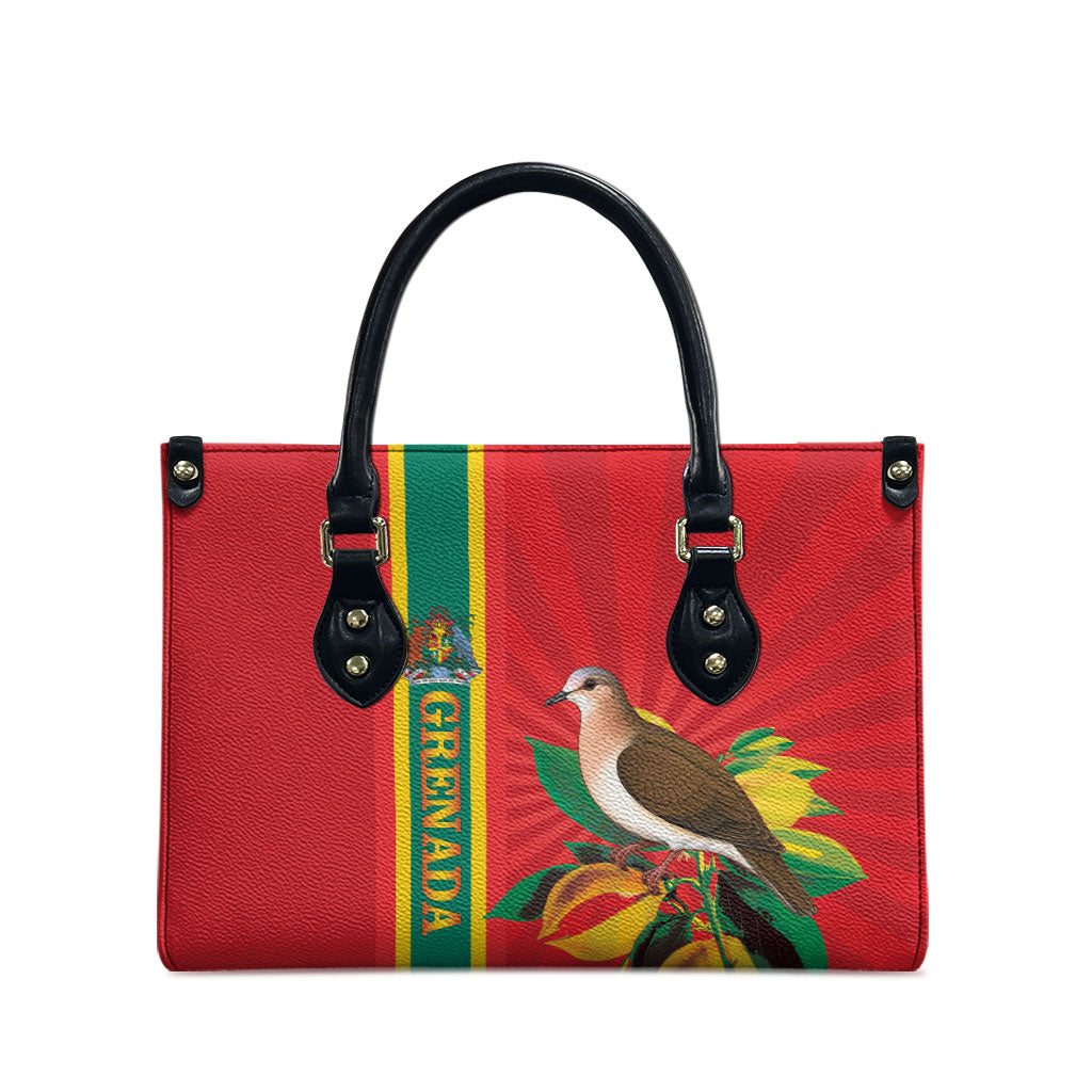 Grenada Dove Nutmeg Leather Bag Island of Spice Proud