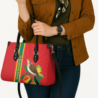 Grenada Dove Nutmeg Leather Bag Island of Spice Proud