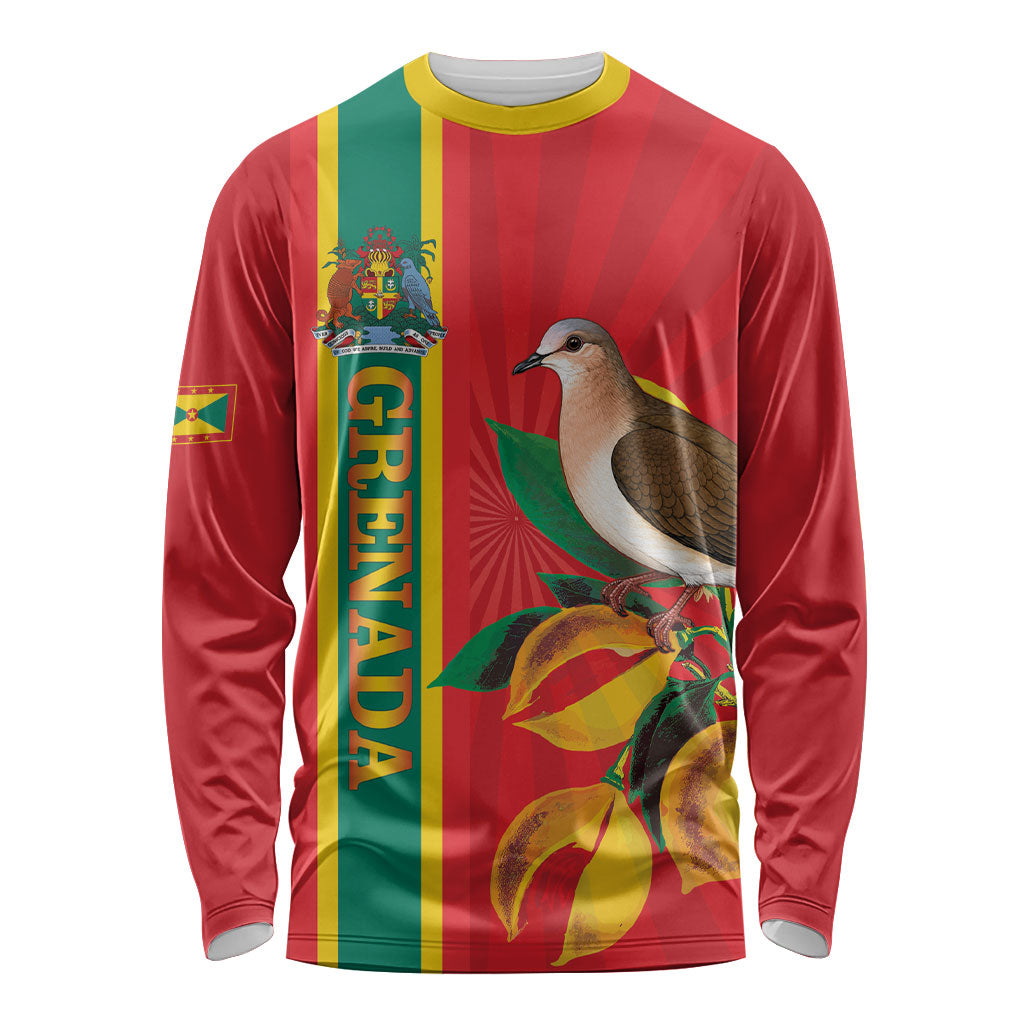 Grenada Dove Nutmeg Long Sleeve Shirt Island of Spice Proud