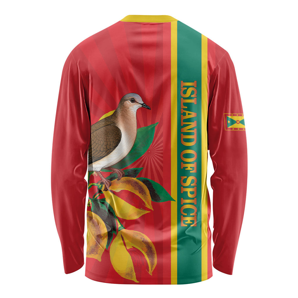 Grenada Dove Nutmeg Long Sleeve Shirt Island of Spice Proud