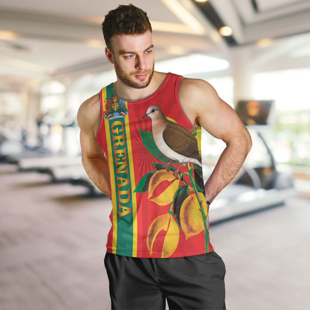 Grenada Dove Nutmeg Men Tank Top Island of Spice Proud