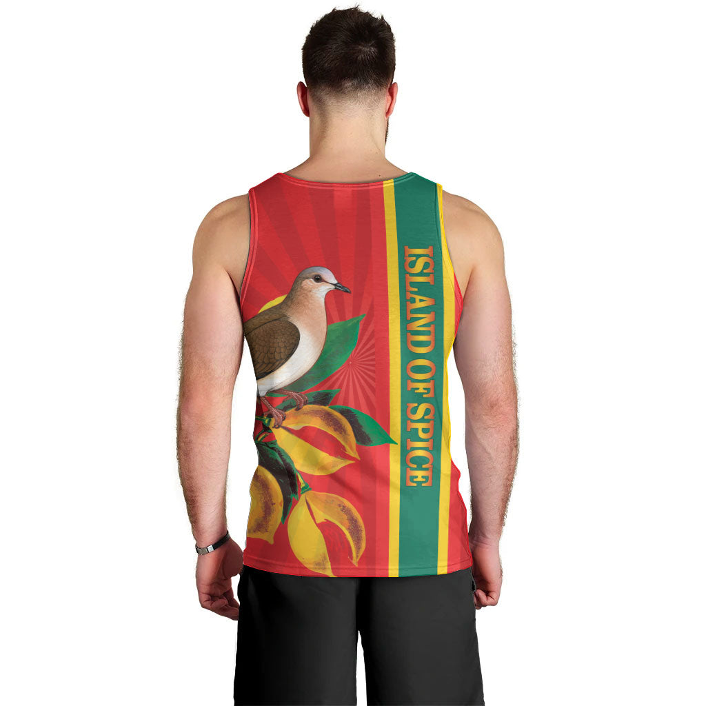 Grenada Dove Nutmeg Men Tank Top Island of Spice Proud