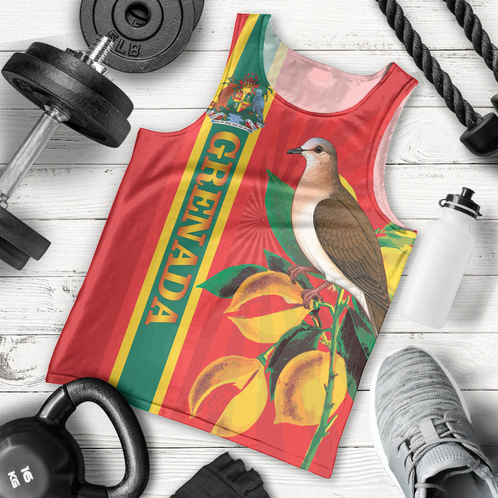 Grenada Dove Nutmeg Men Tank Top Island of Spice Proud