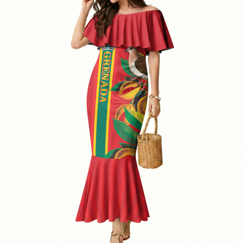 Grenada Dove Nutmeg Mermaid Dress Island of Spice Proud