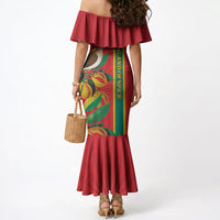 Grenada Dove Nutmeg Mermaid Dress Island of Spice Proud