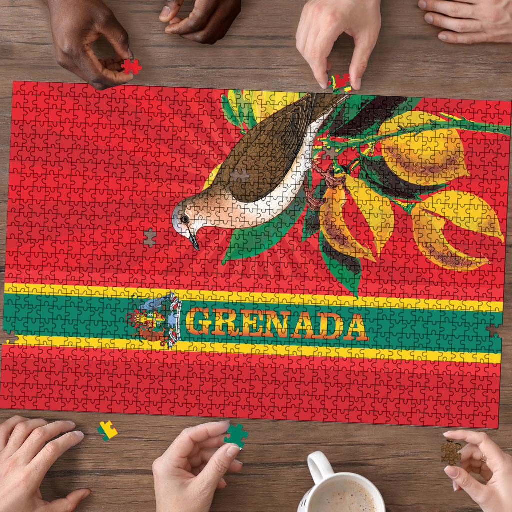 Grenada Dove Nutmeg Puzzle Island of Spice Proud