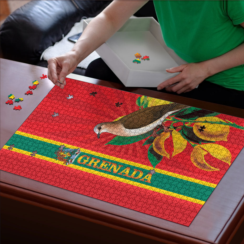 Grenada Dove Nutmeg Puzzle Island of Spice Proud