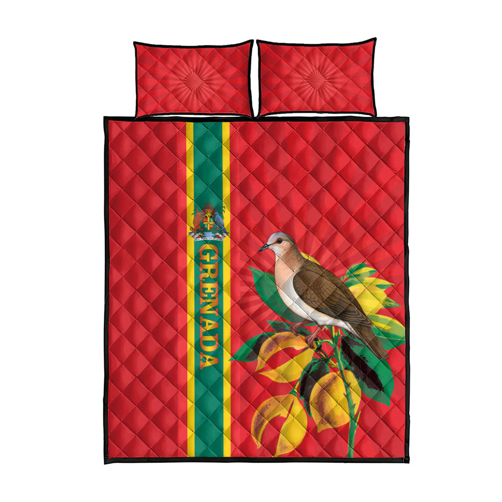Grenada Dove Nutmeg Quilt Bed Set Island of Spice Proud