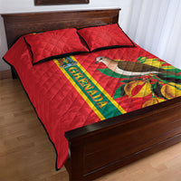Grenada Dove Nutmeg Quilt Bed Set Island of Spice Proud