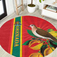 Grenada Dove Nutmeg Round Carpet Island of Spice Proud