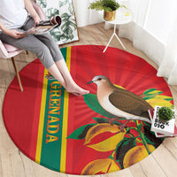 Grenada Dove Nutmeg Round Carpet Island of Spice Proud