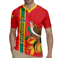 Grenada Dove Nutmeg Rugby Jersey Island of Spice Proud