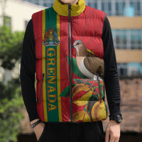 Grenada Dove Nutmeg Sleeveless Puffer Jacket Island of Spice Proud