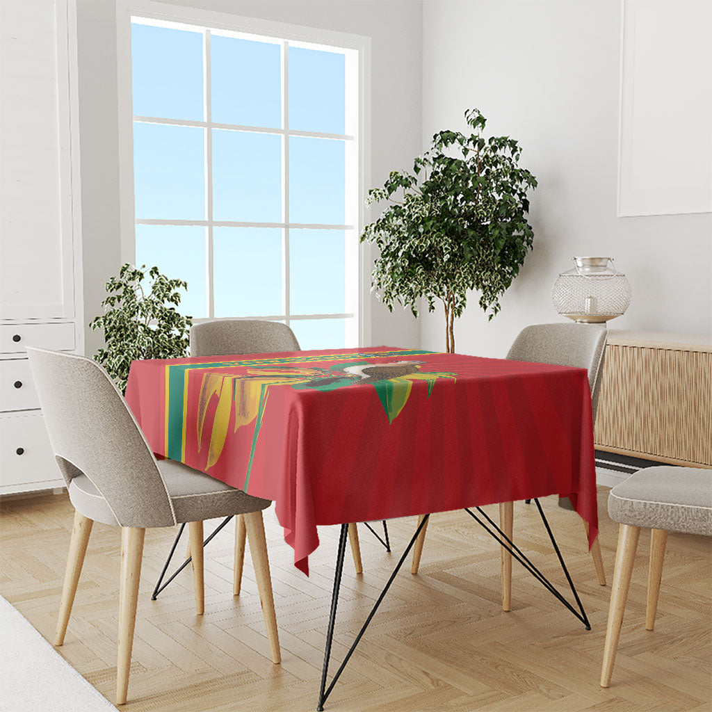 Grenada Dove Nutmeg Tablecloth Island of Spice Proud