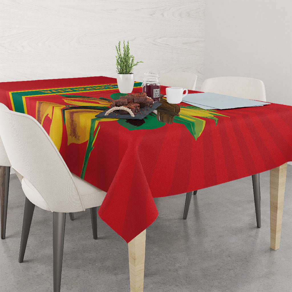 Grenada Dove Nutmeg Tablecloth Island of Spice Proud