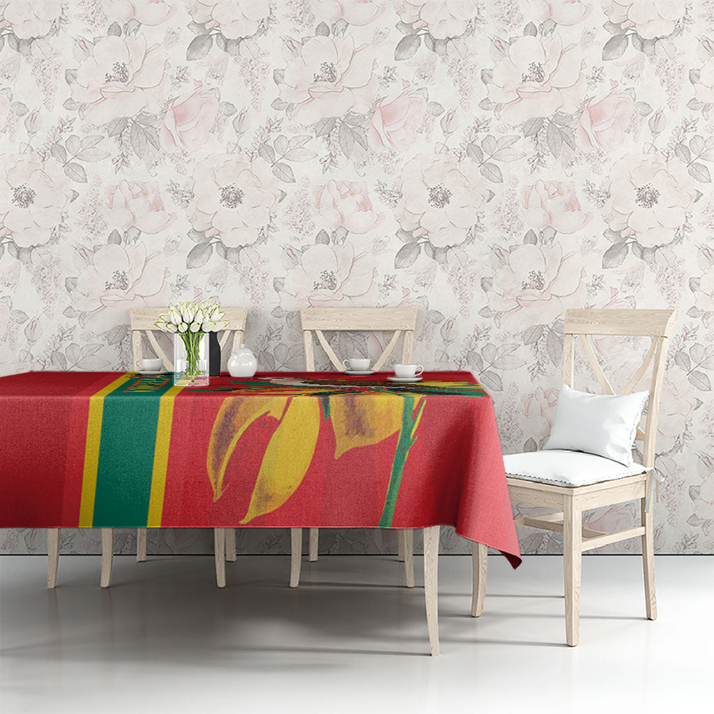 Grenada Dove Nutmeg Tablecloth Island of Spice Proud