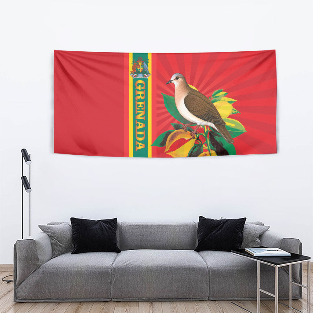 Grenada Dove Nutmeg Tapestry Island of Spice Proud