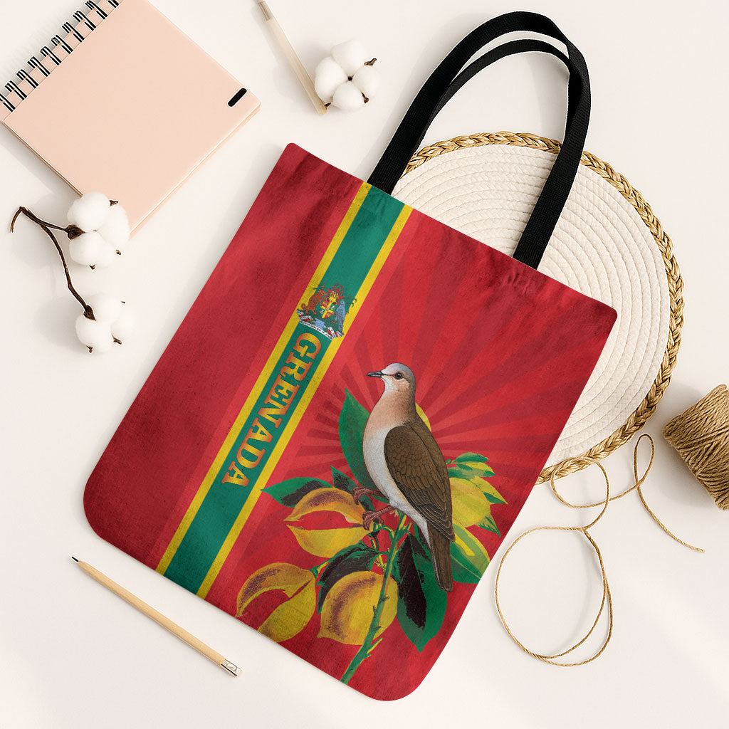 Grenada Dove Nutmeg Tote Bag Island of Spice Proud