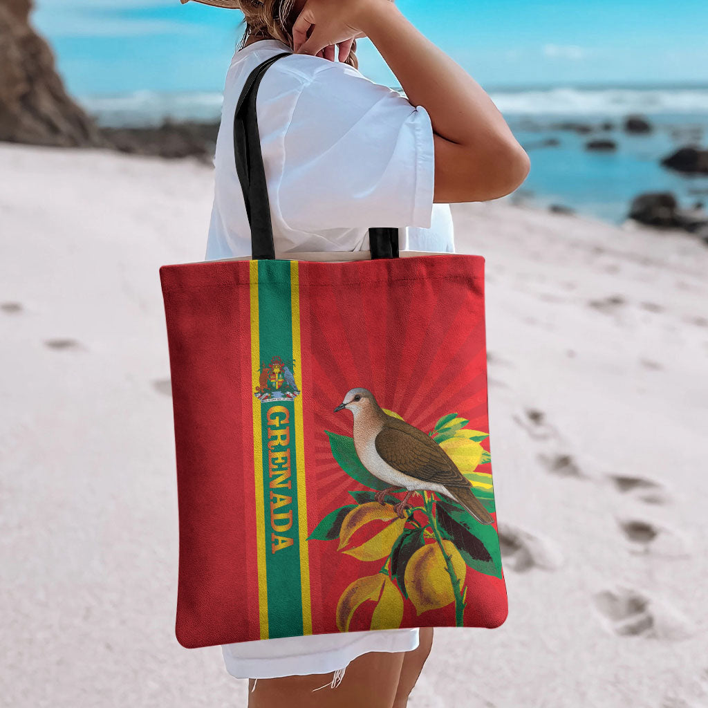 Grenada Dove Nutmeg Tote Bag Island of Spice Proud