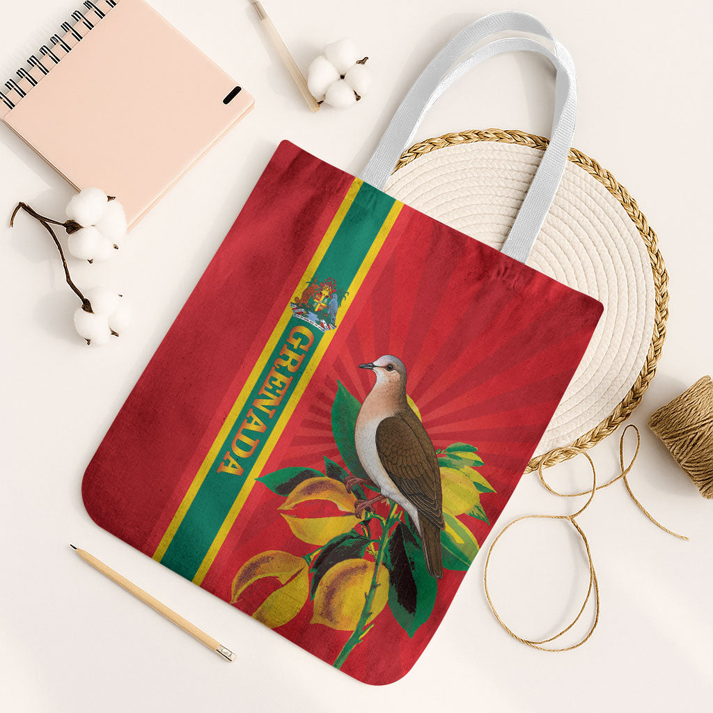 Grenada Dove Nutmeg Tote Bag Island of Spice Proud