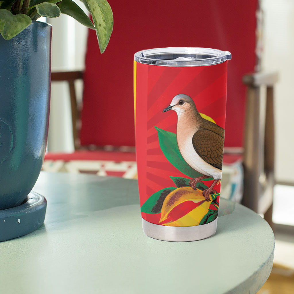 Grenada Dove Nutmeg Tumbler Cup Island of Spice Proud