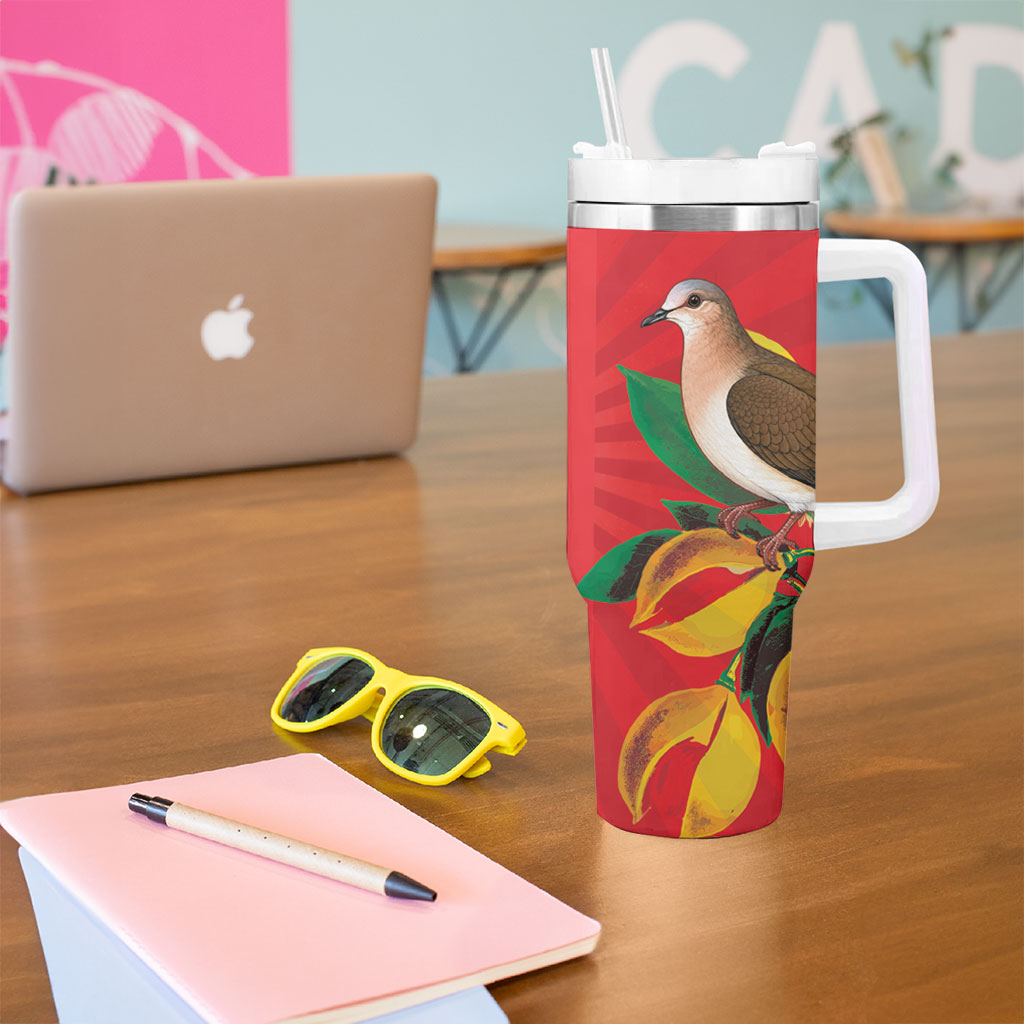 Grenada Dove Nutmeg Tumbler With Handle Island of Spice Proud
