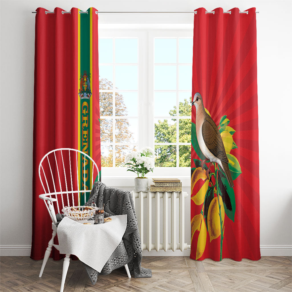 Grenada Dove Nutmeg Window Curtain Island of Spice Proud