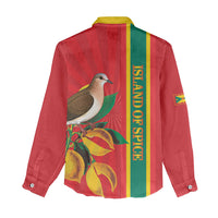 Grenada Dove Nutmeg Women Casual Shirt Island of Spice Proud