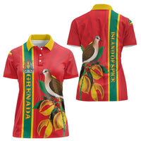 Grenada Dove Nutmeg Women Polo Shirt Island of Spice Proud