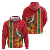 Grenada Dove Nutmeg Zip Hoodie Island of Spice Proud