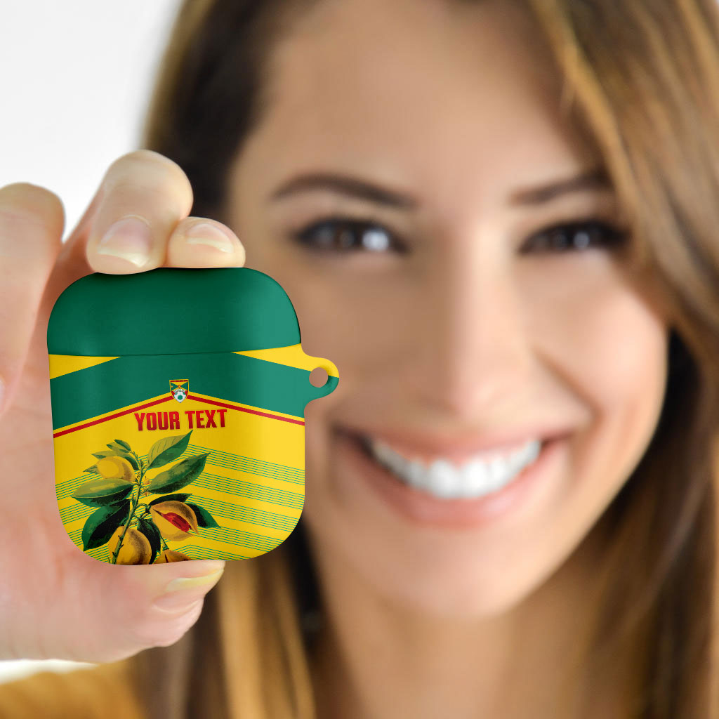 Grenada Football 2026 Custom AirPods Case Go Spice Boys Nutmeg Yellow Version