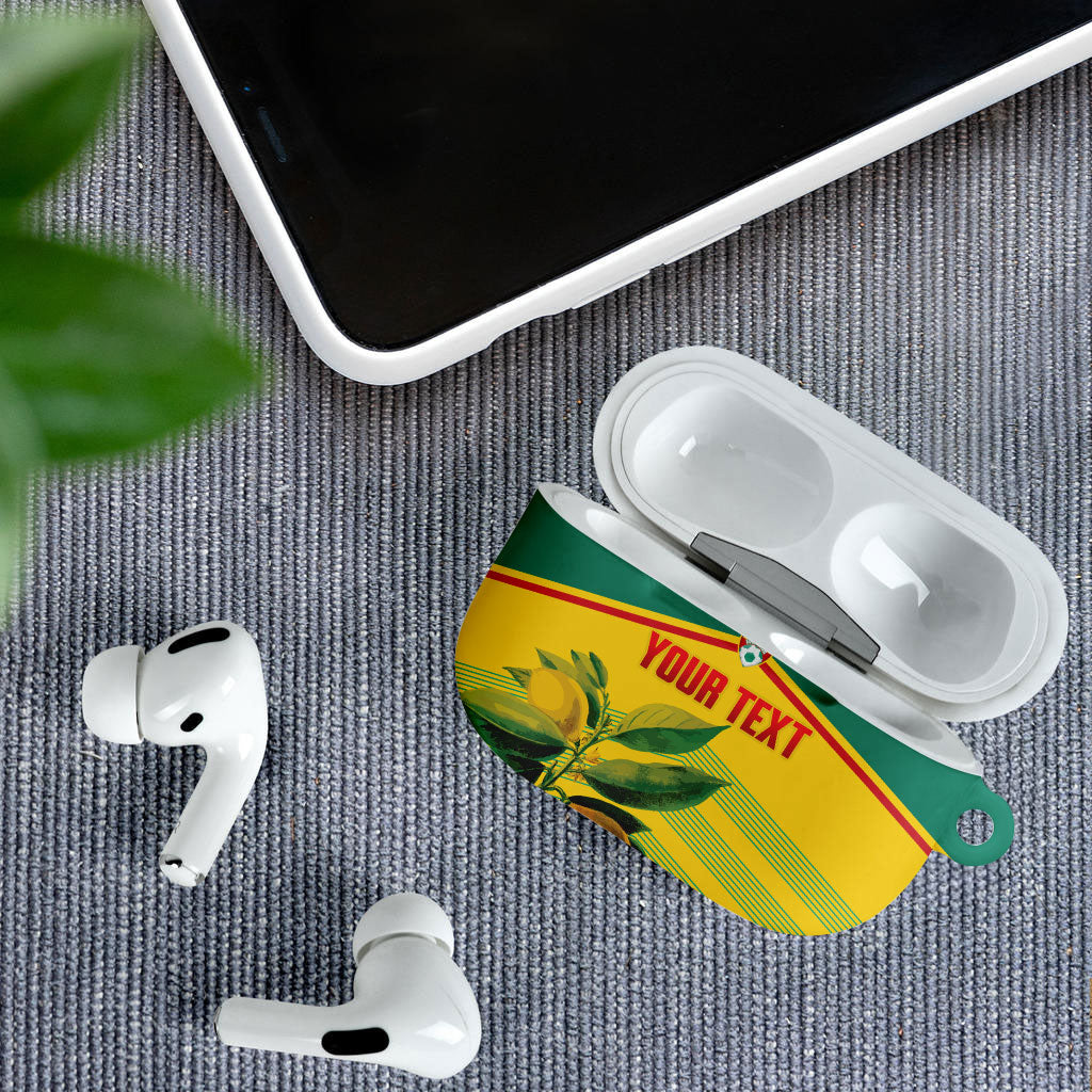 Grenada Football 2026 Custom AirPods Case Go Spice Boys Nutmeg Yellow Version