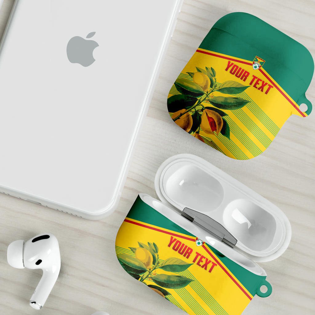 Grenada Football 2026 Custom AirPods Case Go Spice Boys Nutmeg Yellow Version