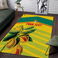 Grenada Football 2026 Custom Area Rug Go Spice Boys Nutmeg Yellow Version