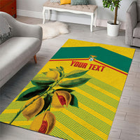 Grenada Football 2026 Custom Area Rug Go Spice Boys Nutmeg Yellow Version