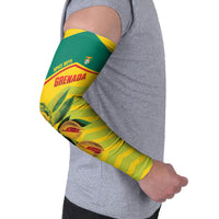Grenada Football 2026 Custom Arm Sleeves Go Spice Boys Nutmeg Yellow Version