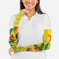 Grenada Football 2026 Custom Arm Sleeves Go Spice Boys Nutmeg Yellow Version