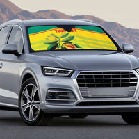 Grenada Football 2026 Custom Auto Sun Shade Go Spice Boys Nutmeg Yellow Version